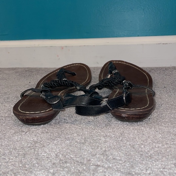 Dolce Vita Black Sailor Knot Sandals, Size 8 - Picture 4 of 11